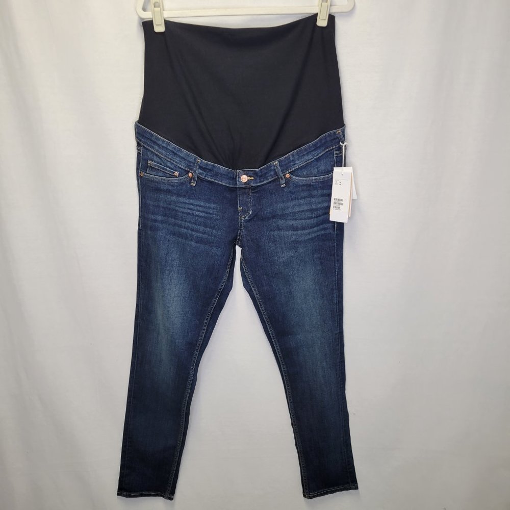 H & M Mama Maternite Denim Women's Size 14 Maternity Jeans Skinny High Rib